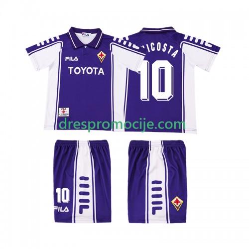 ACF Fiorentina RUI COSTA 10 1999 2000 Dres Retro Dječji Domaći Kratkih Rukava ACF Fiorentina RUI COSTA 10 1999 2000 Dres Retro Dječji Domaći Kratkih Rukava